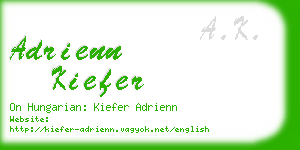 adrienn kiefer business card